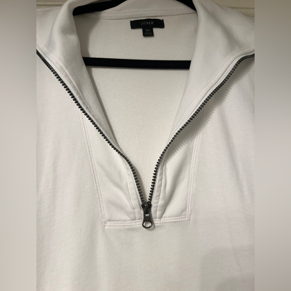J. Crew Oversized Quarter Zip Up Sweater High Collar - Picture 3 of 6